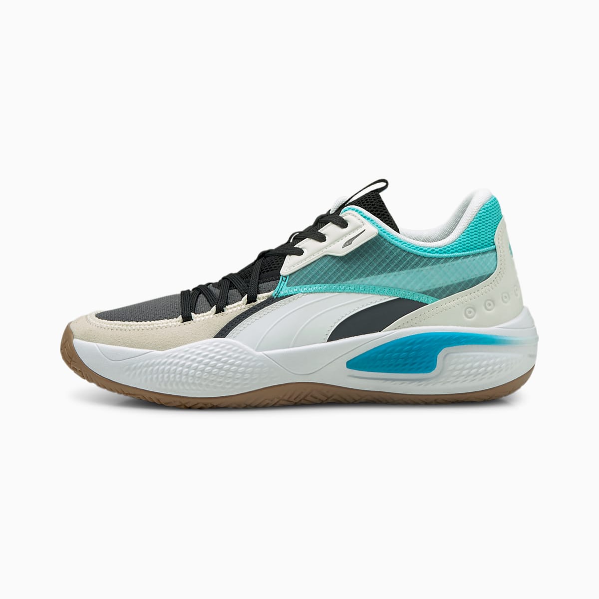 Pánské Basketbalové Boty Puma Court Rider Summer Days Světle Tyrkysové | PU4820-P95