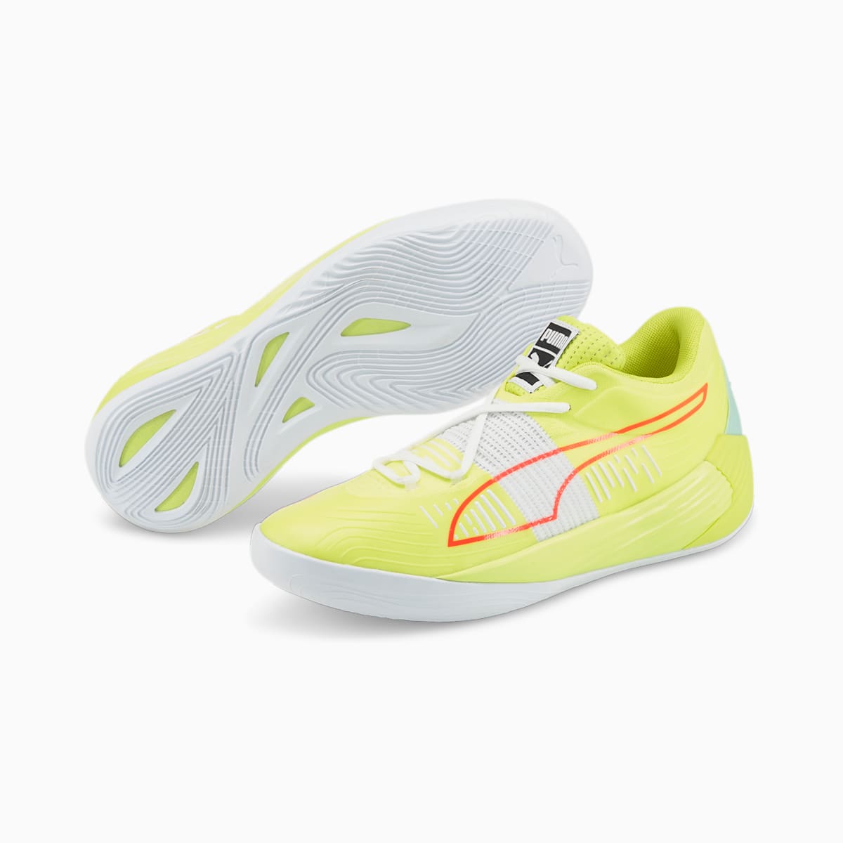 Pánské Basketbalové Boty Puma Fusion Nitro Žluté/Oranžové | PU7469-F81