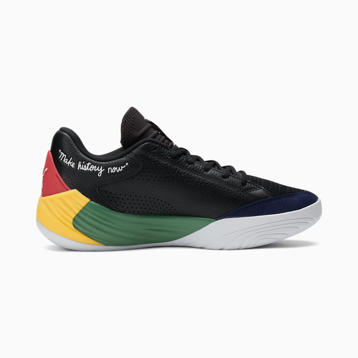 Pánské Basketbalové Boty Puma PUMA x BLACK FIVES Fusion NITRO Černé/Zelene | PU7698-Q32