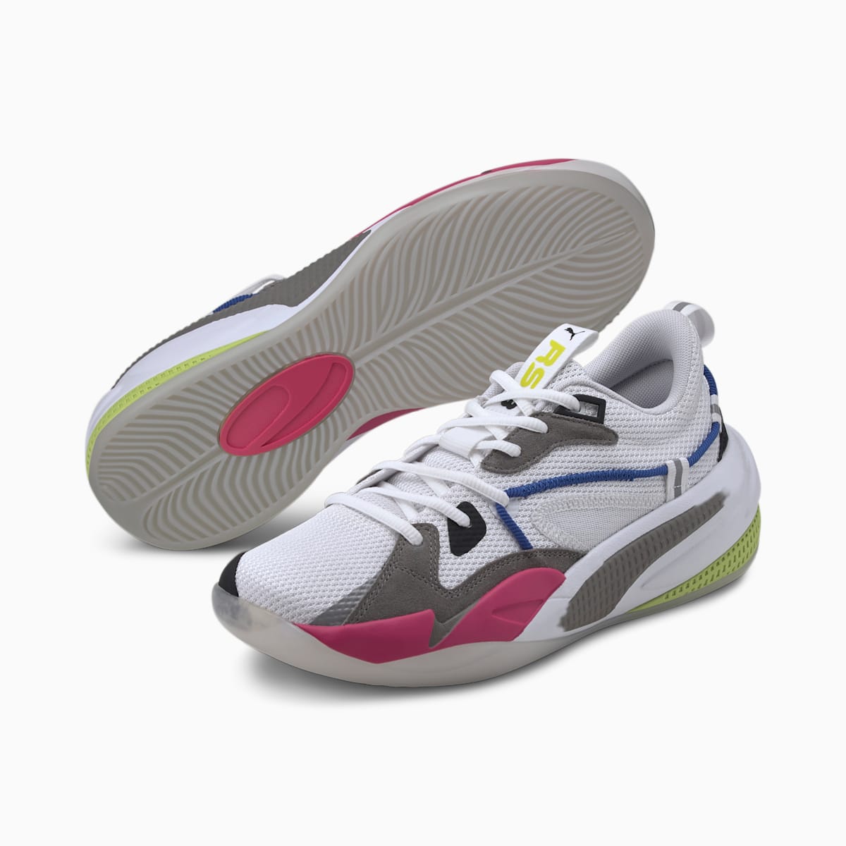 Pánské Basketbalové Boty Puma Rs-Dreamer Bílé/Šedé/Fialové | PU3508-G71