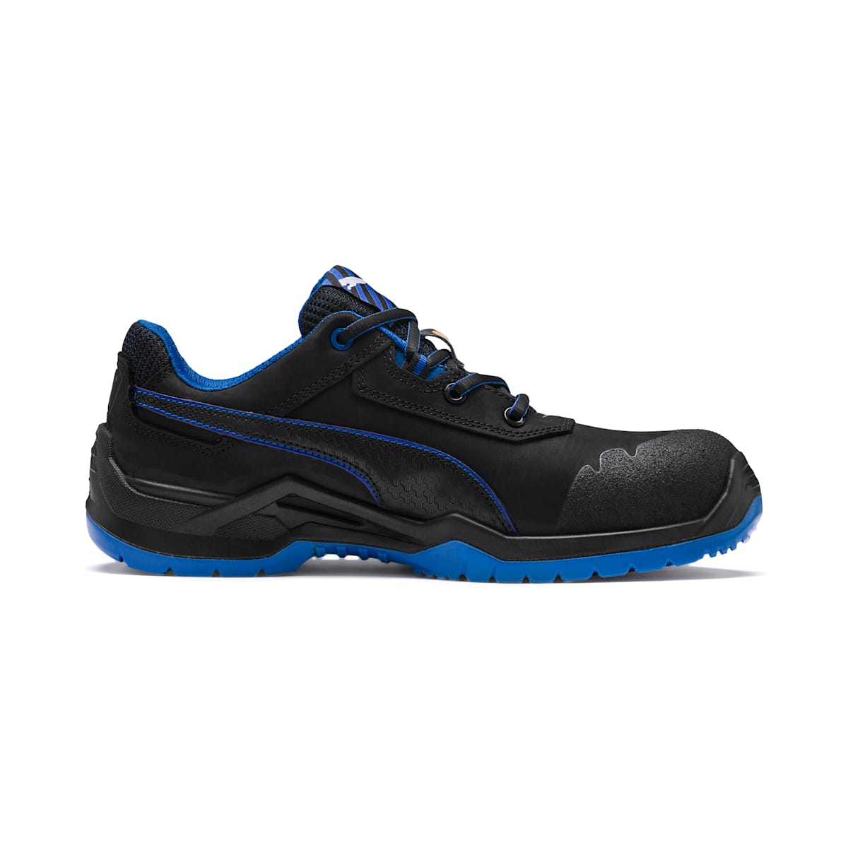 Pánské Pracovní Obuv Puma Bezpečnostní Boot Argon Blue Low S3 ESD SRC Černé/Blankyt | PU9805-Q07