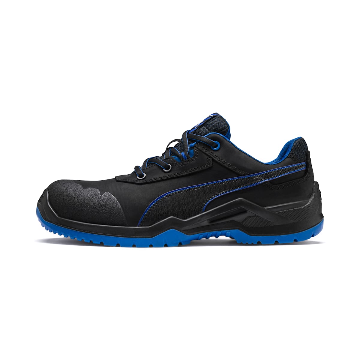 Pánské Pracovní Obuv Puma Bezpečnostní Boot Argon Blue Low S3 ESD SRC Černé/Blankyt | PU9805-Q07