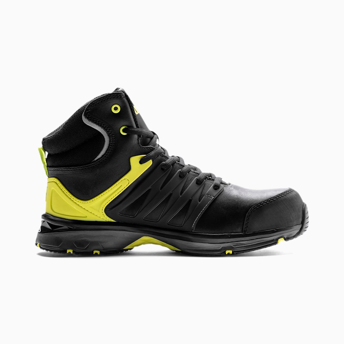 Pánské Pracovní Obuv Puma Velocity 2.0 Mid S3 ESD Černé/Žluté | PU7891-V90