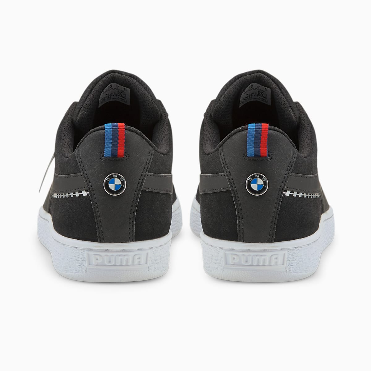 Pánské Boty Puma BMW MMS Suede XXI Černé/Bílé | PU0219-J40