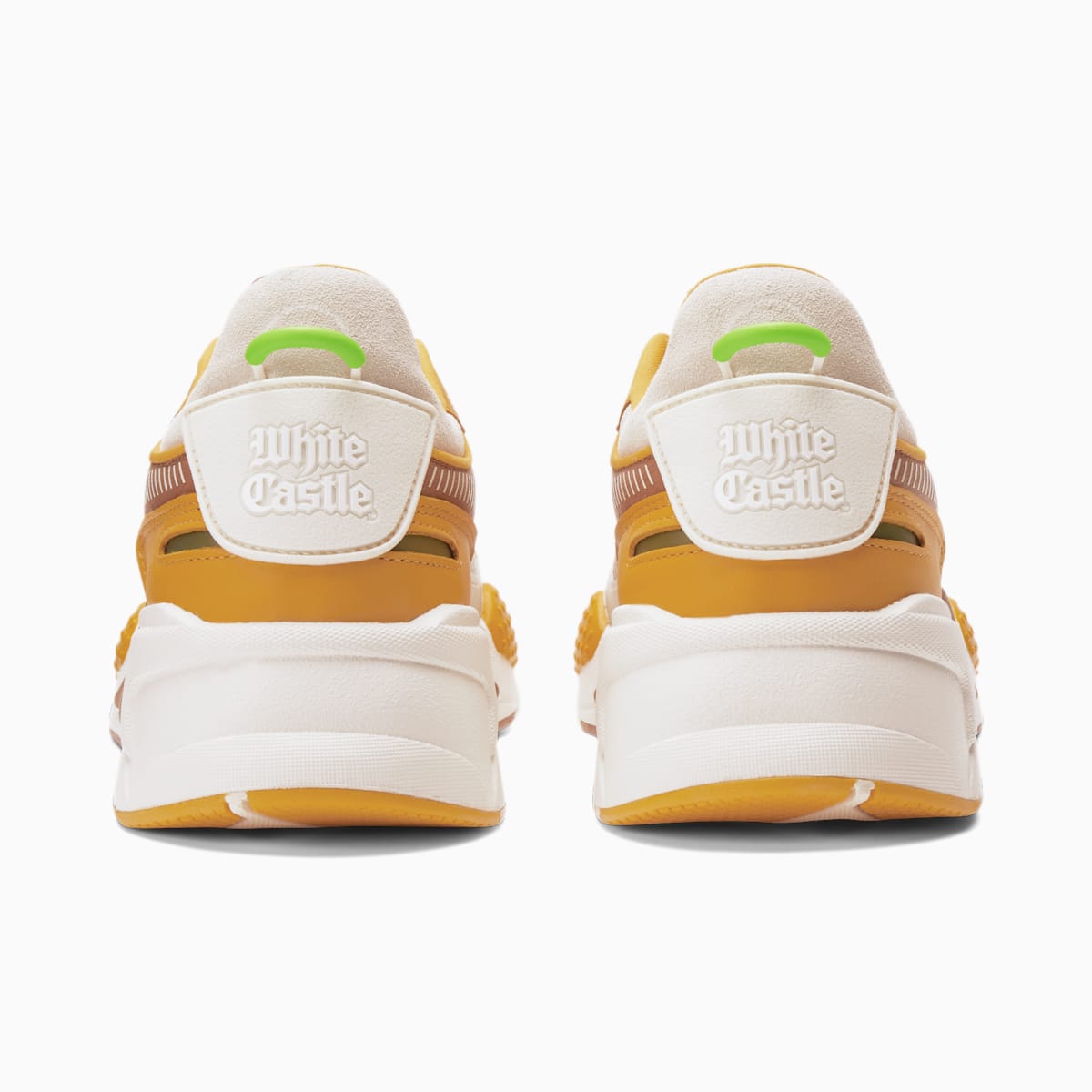 Pánské Boty Puma PUMA x WHITE CASTLE RS-X Oranžové Kytičkované | PU2805-B32