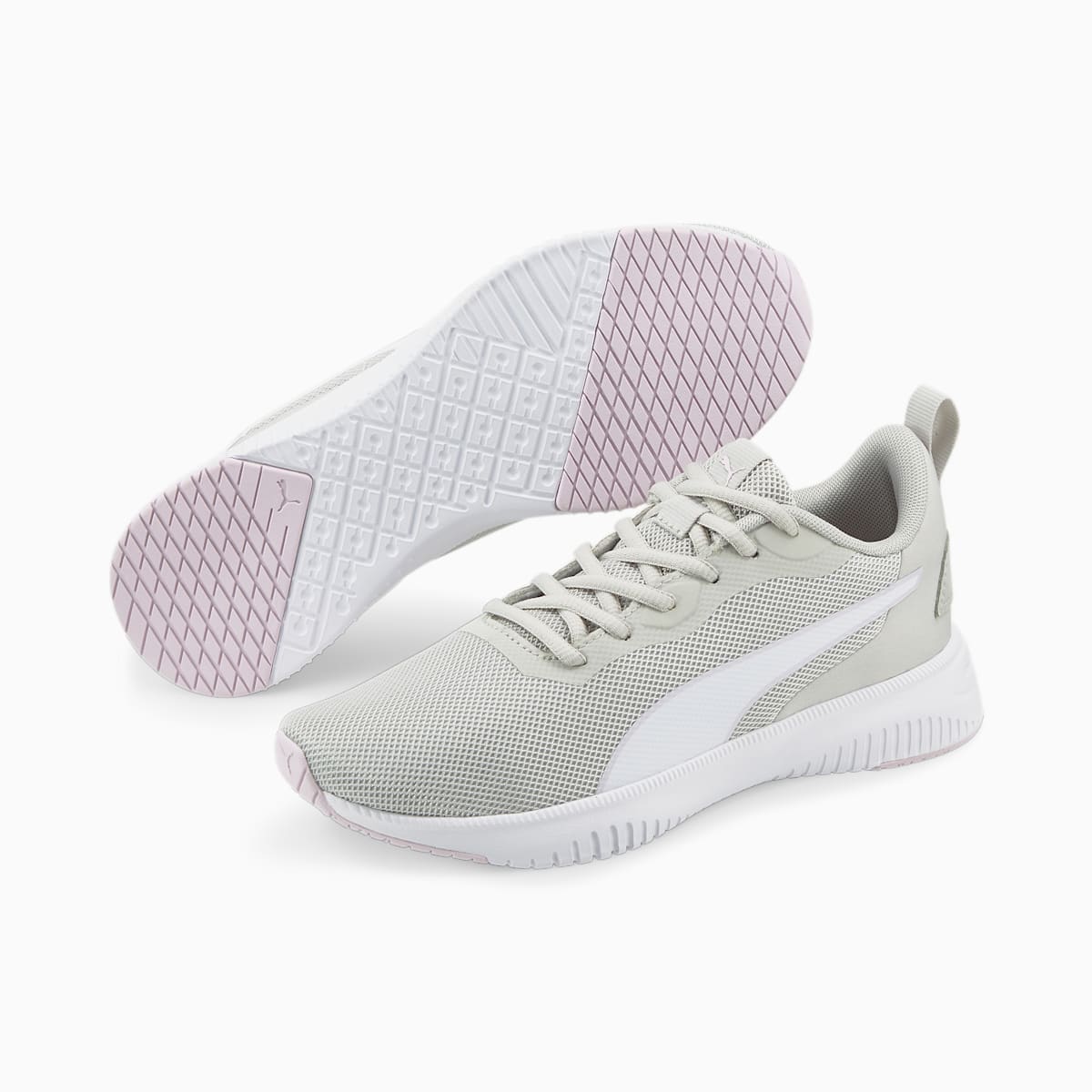 Pánské Běžecké Boty Puma Flyer Flex Knit Šedé Fialové/Bílé/Levandule | PU2609-H23