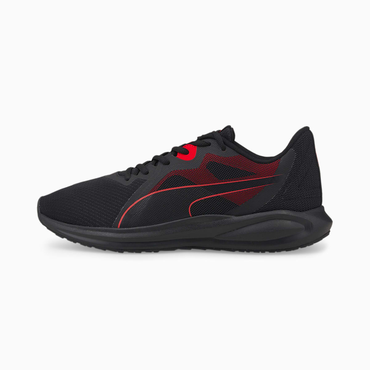 Pánské Běžecké Boty Puma Twitch Runner Černé/Červené | PU1038-C10