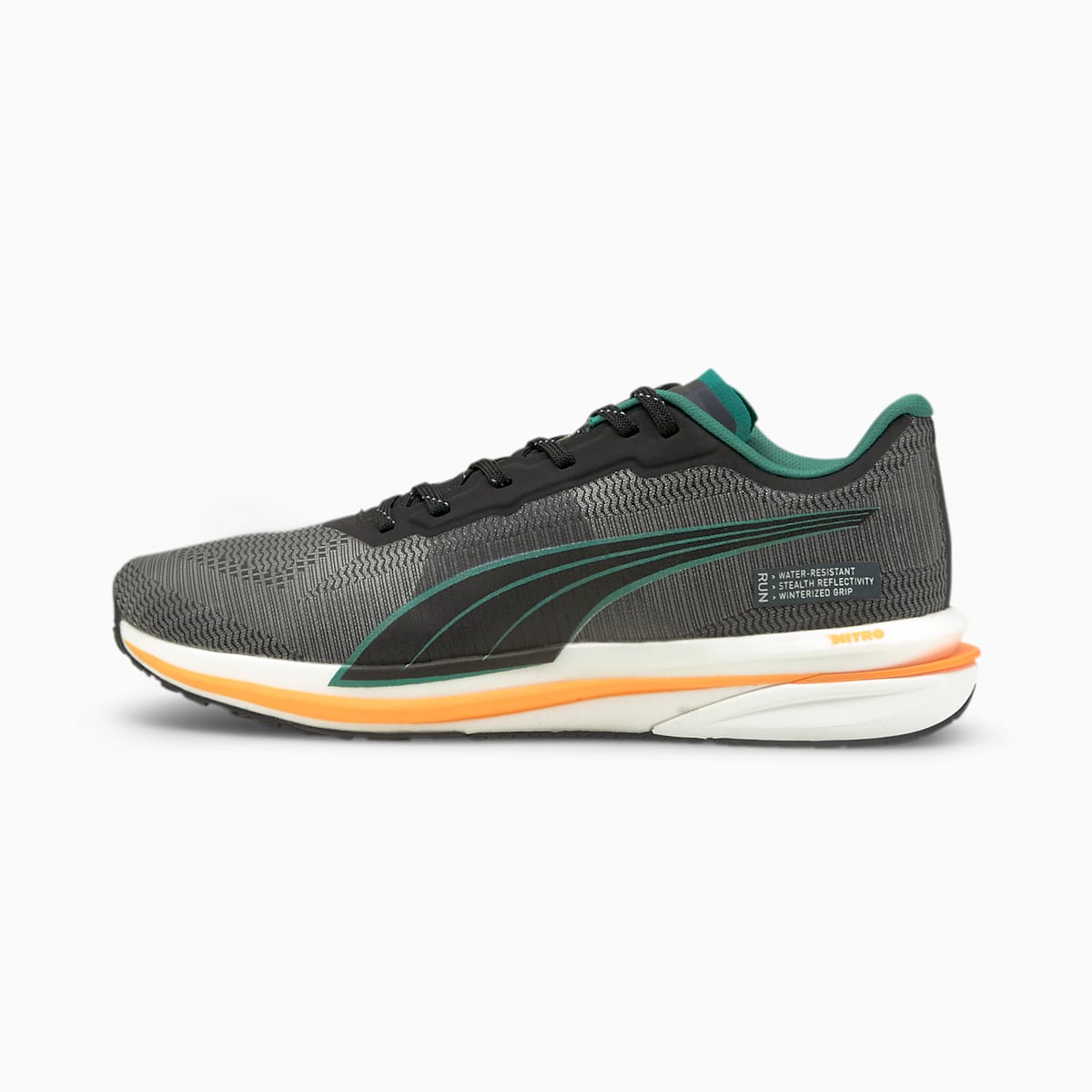 Pánské Běžecké Boty Puma Velocity Nitro WTR Černé/Oranžové | PU2096-P25