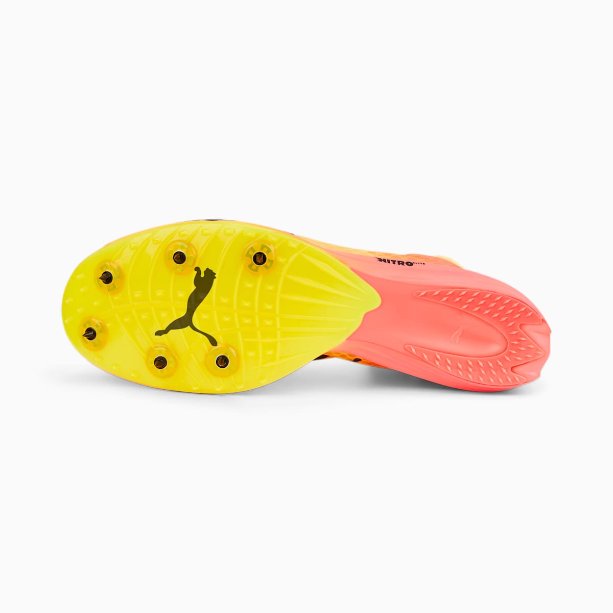 Pánské Běžecké Boty Puma evoSPEED Distance Nitro Elite Track and Field Spikes Oranžové/Černé | PU1826-J04