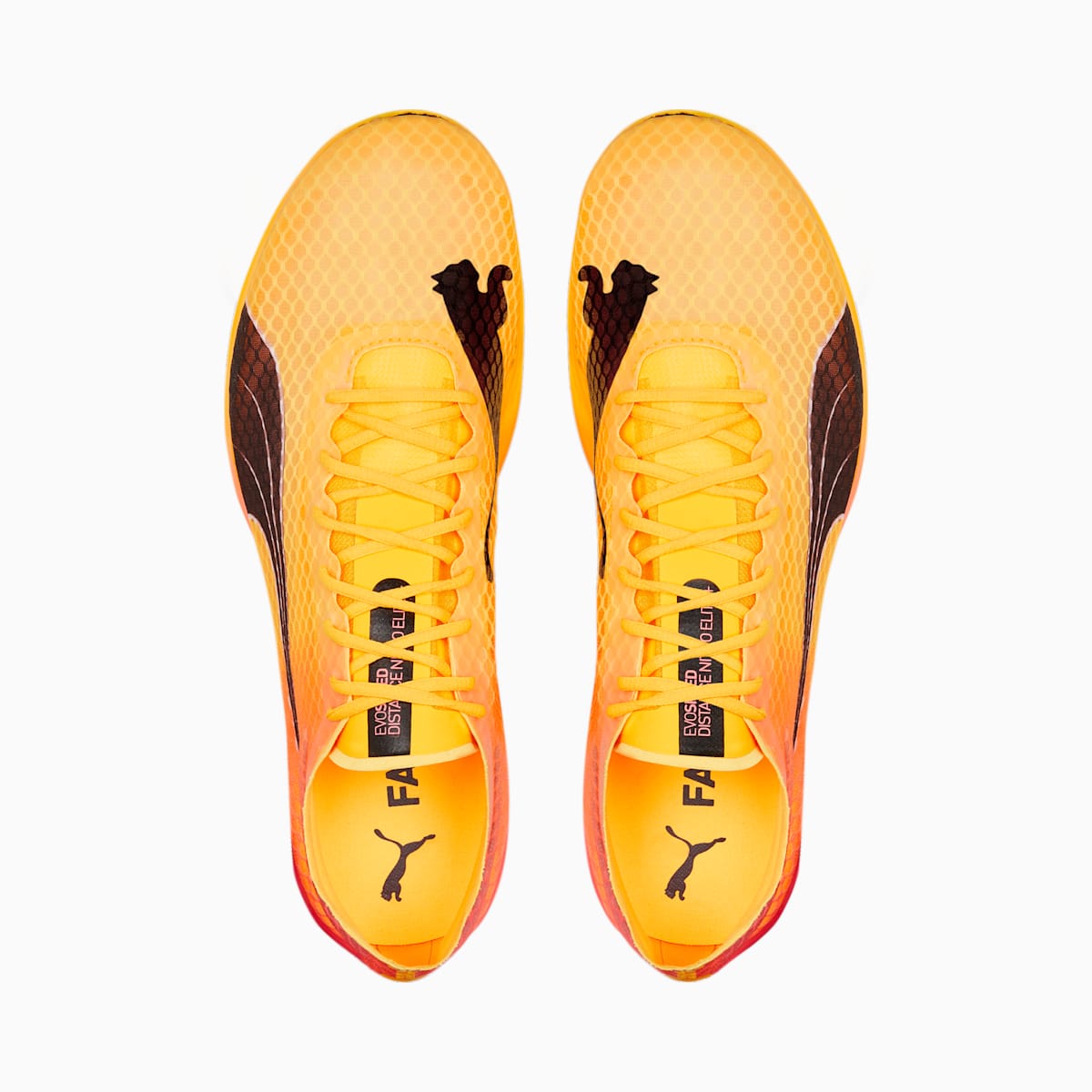 Pánské Běžecké Boty Puma evoSPEED Distance Nitro Elite Track and Field Spikes Oranžové/Černé | PU1826-J04