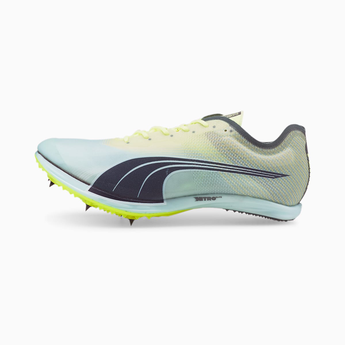 Pánské Běžecké Boty Puma evoSPEED Distance Nitro Elite Track and Field Blankyt/Světle Žluté | PU5264-K67