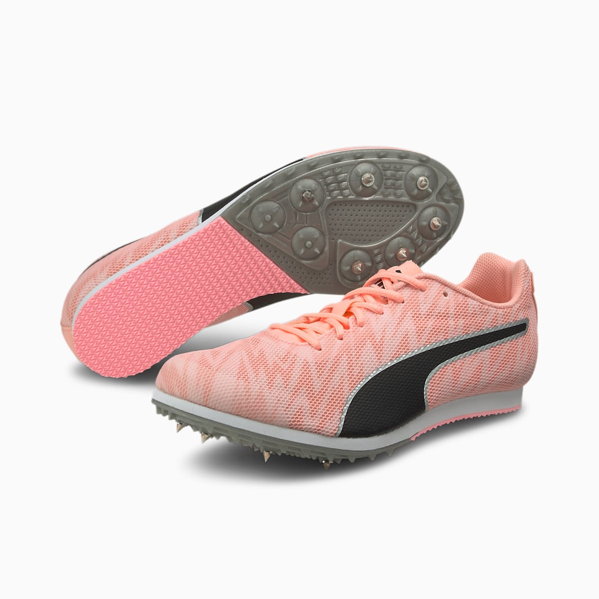 Pánské Běžecké Boty Puma evoSPEED Star 7 Track and Field Spikes Černé/Stříbrné | PU5738-P15