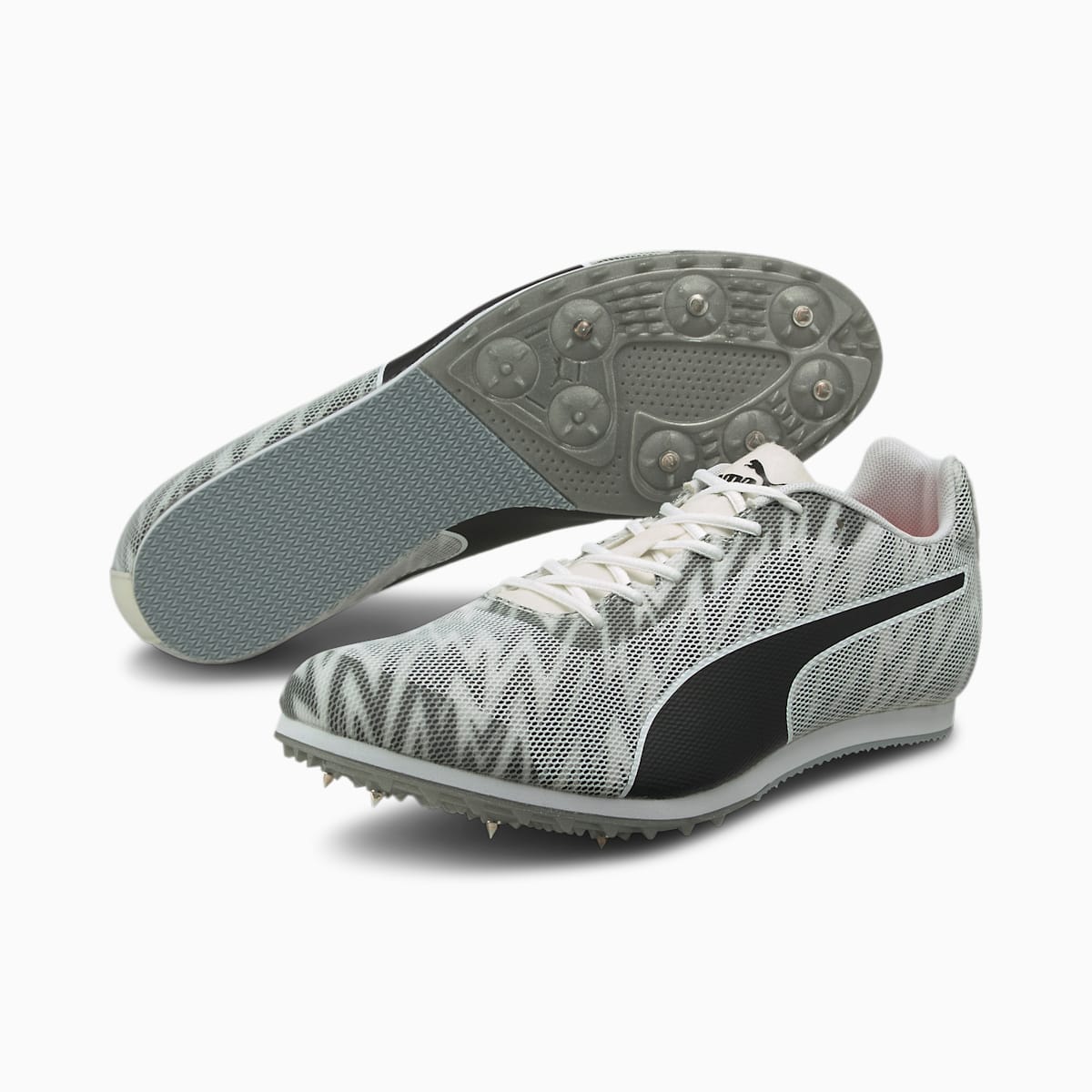 Pánské Běžecké Boty Puma evoSPEED Star 7 Track and Field Spikes Bílé/Černé/Stříbrné | PU9164-E36