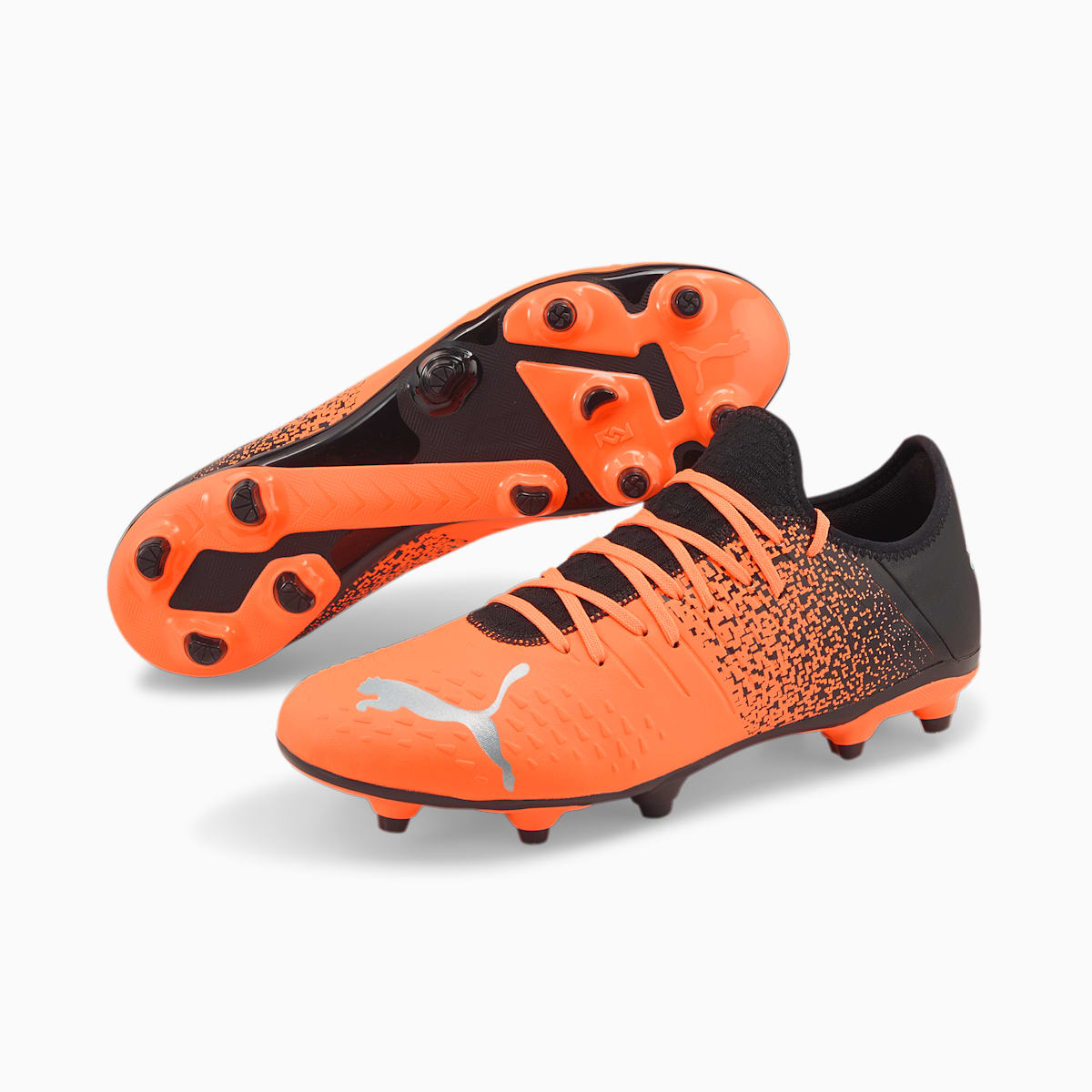 Pánské Kopačky Puma FUTURE 4.3 FG/AG Stříbrné/Černé | PU5069-K98