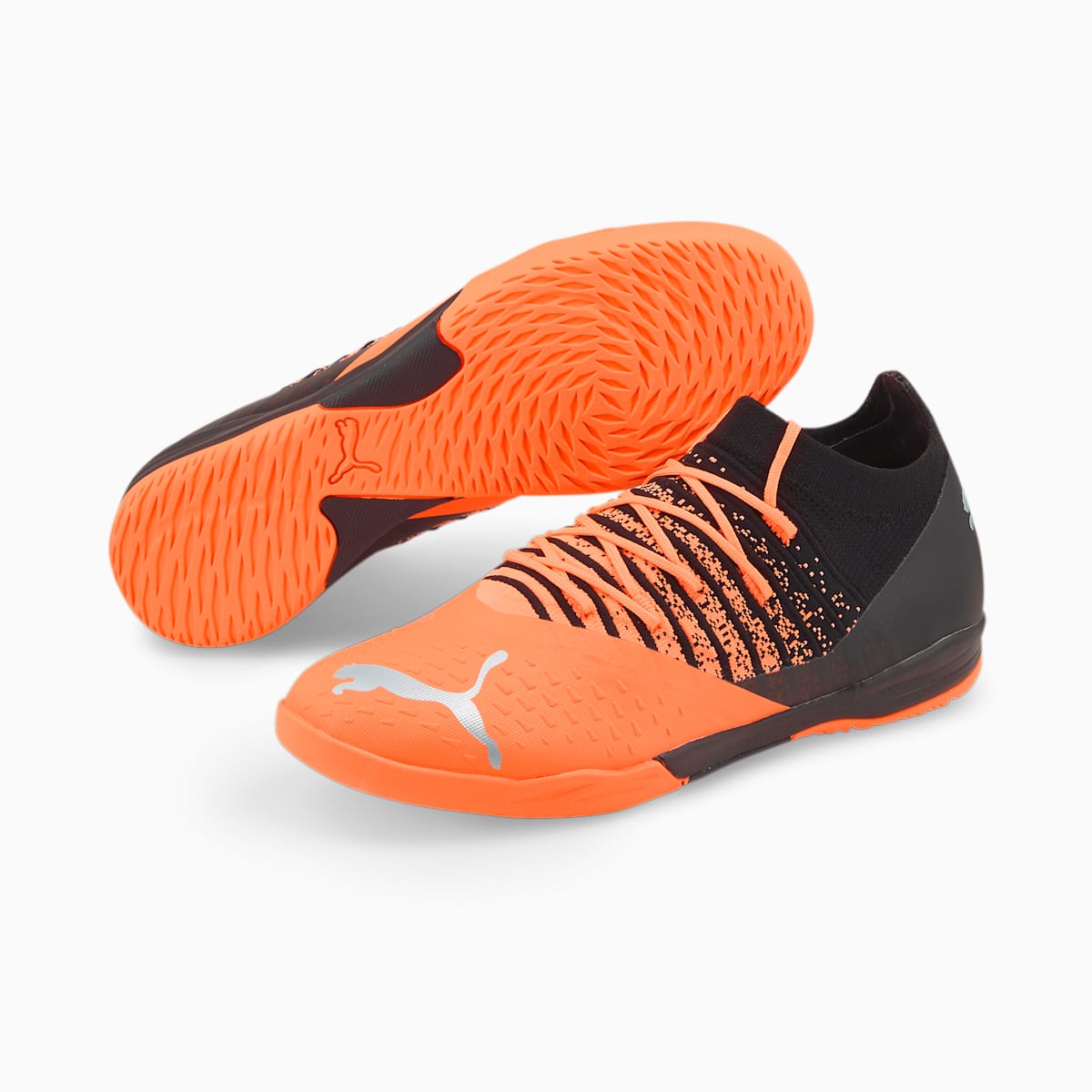 Pánské Kopačky Puma FUTURE Z 3.3 IT Stříbrné/Černé | PU2807-L45