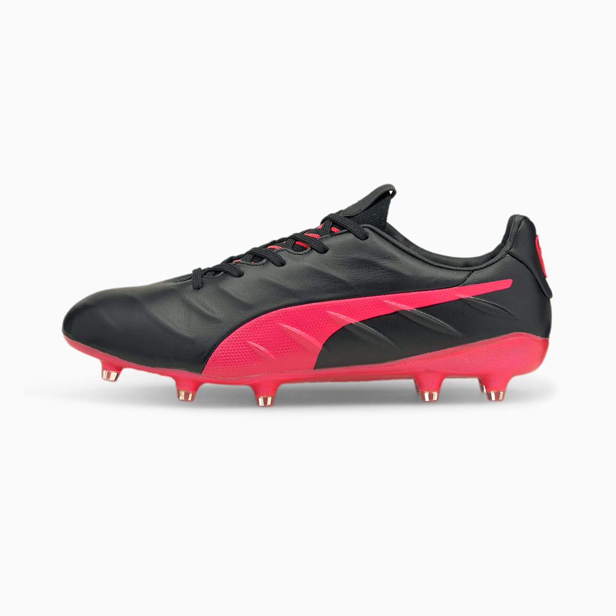 Pánské Kopačky Puma KING Platinum 21 FG/AG Černé/Oranžové | PU9456-P63