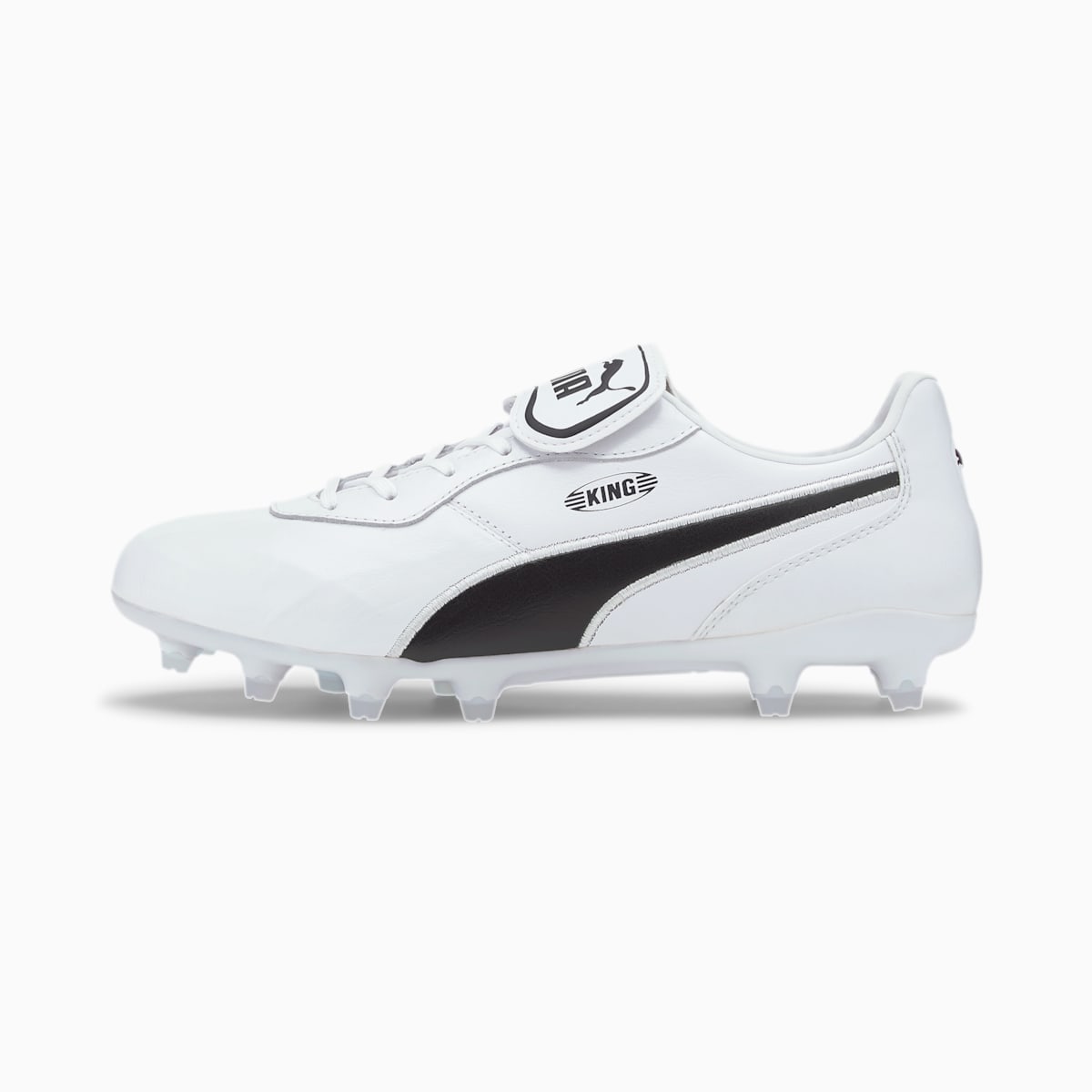 Pánské Kopačky Puma KING Top FG Bílé/Černé/Bílé | PU9304-V47