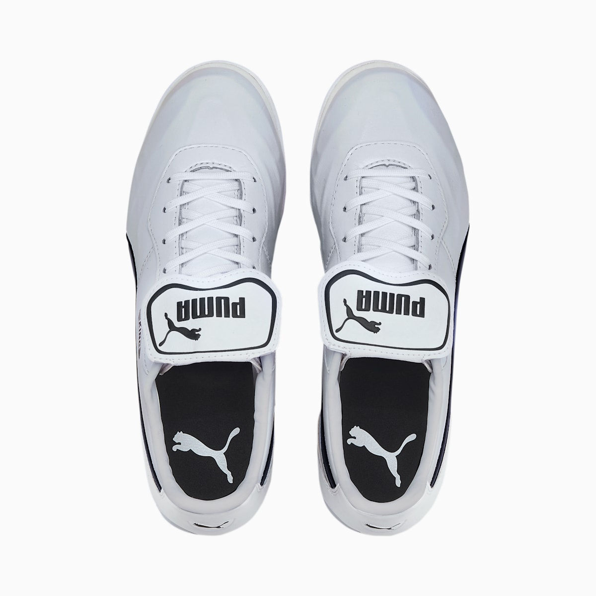 Pánské Kopačky Puma KING Top TT Bílé/Černé/Bílé | PU6130-B18