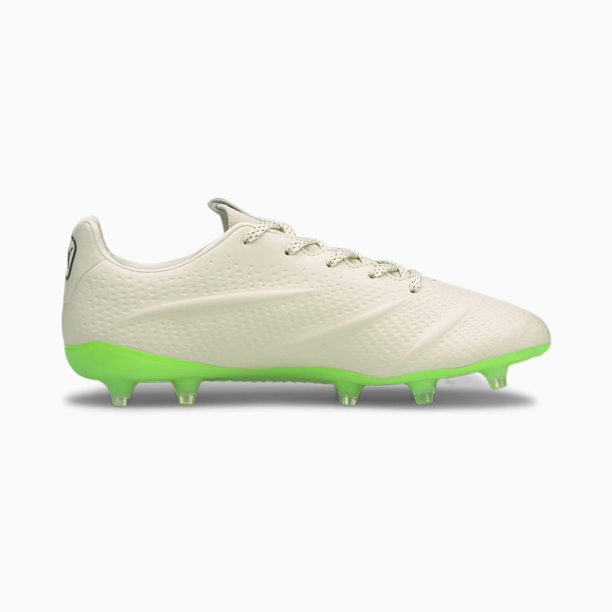 Pánské Kopačky Puma King Platinum 21 VGN FG/AG Bílé/Černé/Zelene | PU3407-K17