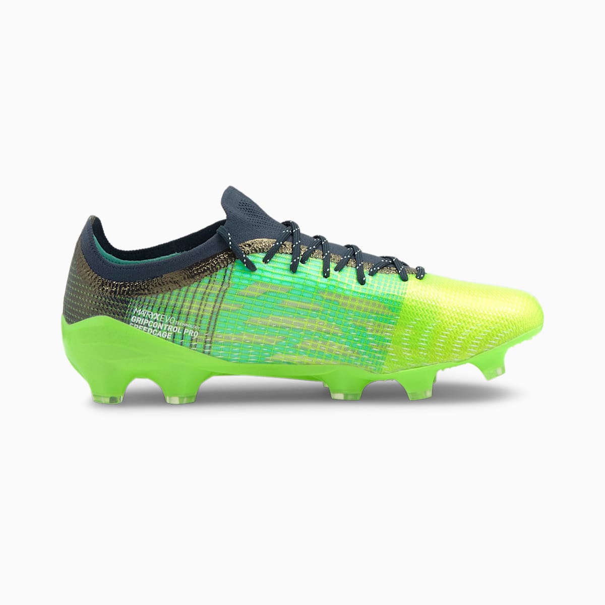 Pánské Kopačky Puma ULTRA 1.3 FG/AG Zelene/Světle Tyrkysové | PU7824-E95