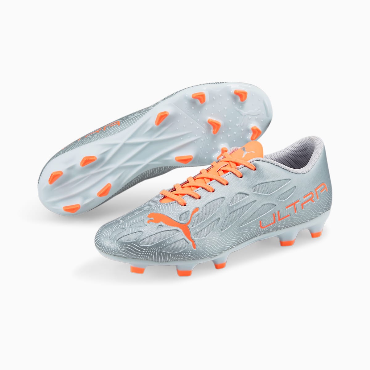 Pánské Kopačky Puma ULTRA 4.4 FG/AG Stříbrné | PU6970-J06