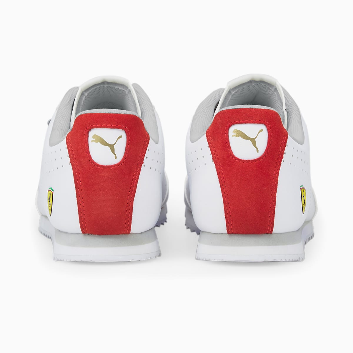 Pánské Moto Boty Puma Scuderia Ferrari Roma Via Perforated Bílé | PU3180-W94