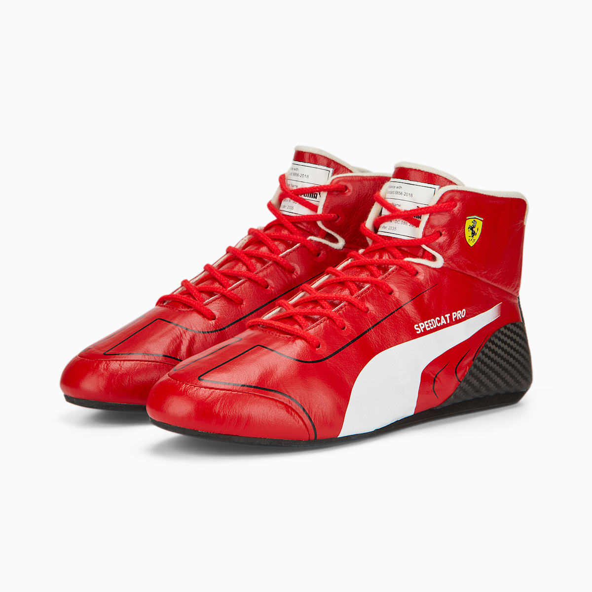 Pánské Moto Boty Puma Scuderia Ferrari Speedcat Pro Replica Bílé/Černé | PU0864-E45