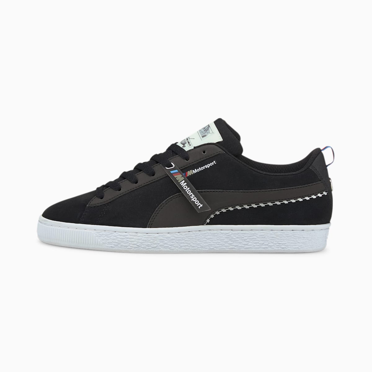 Pánské Tenisky Puma BMW MMS Suede XXI Černé/Bílé | PU8936-K05