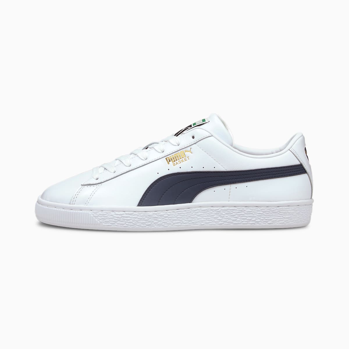 Pánské Tenisky Puma Basket Classic XXI Bílé/Tmavě Blankyt | PU0439-D73