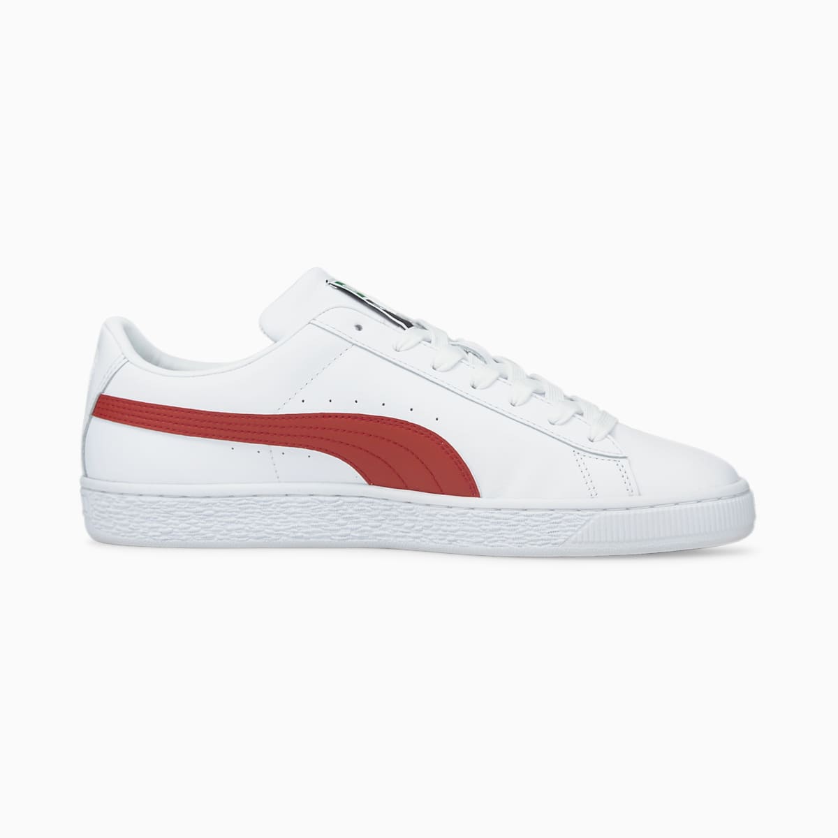 Pánské Tenisky Puma Basket Classic XXI Bílé/Červené | PU1762-B56