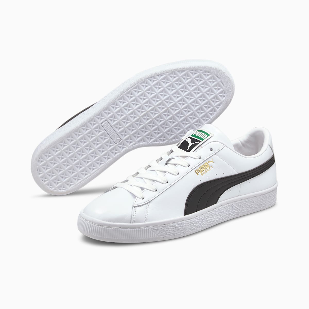 Pánské Tenisky Puma Basket Classic XXI Bílé/Černé | PU5108-B34