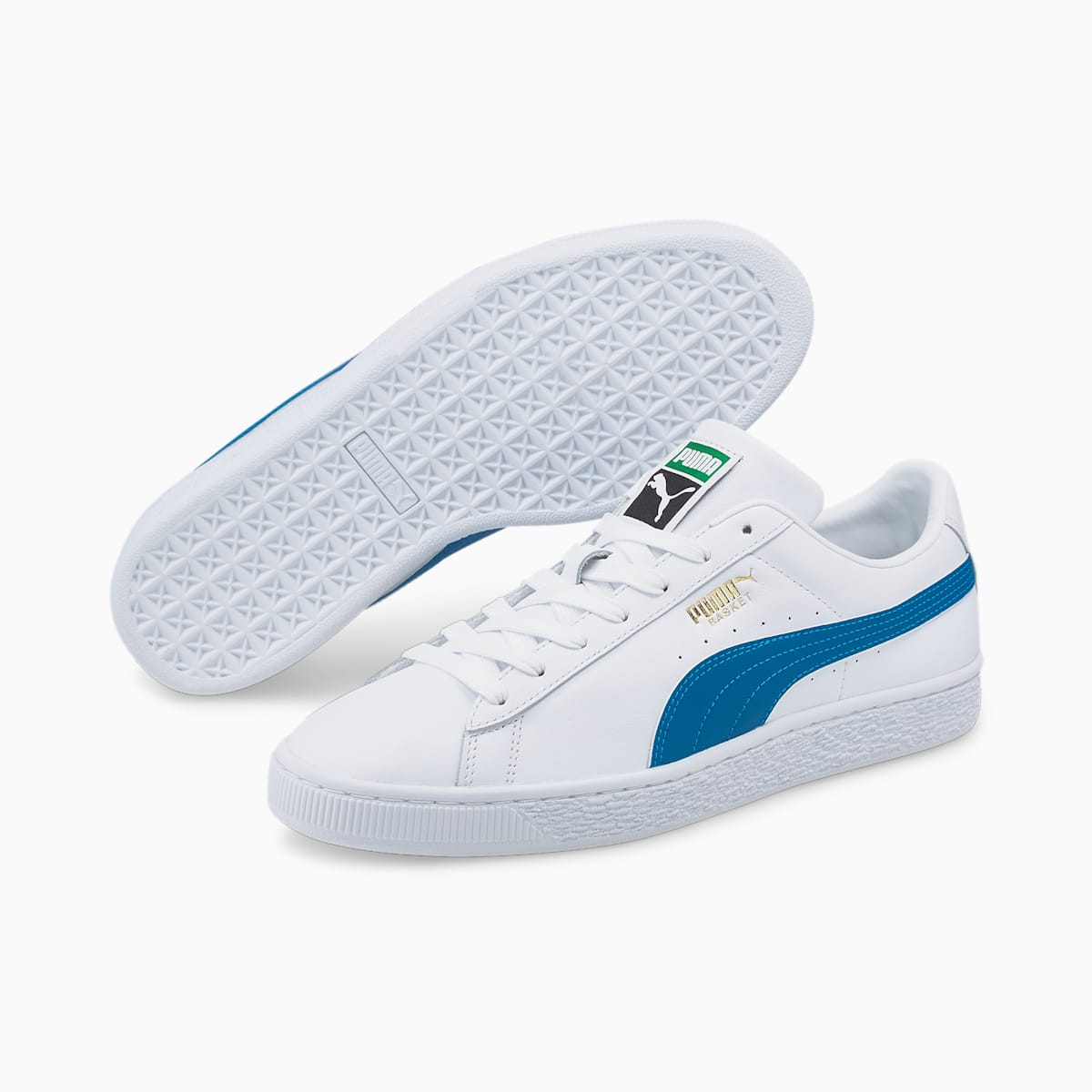 Pánské Tenisky Puma Basket Classic XXI Bílé/Blankyt | PU8572-A62