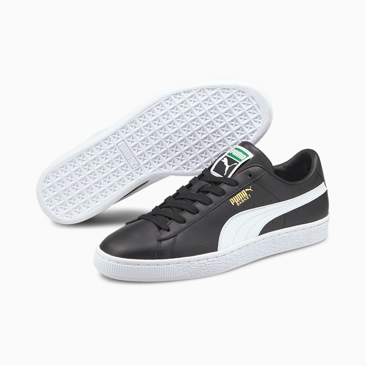 Pánské Tenisky Puma Basket Classic XXI Černé/Bílé | PU1702-Z39