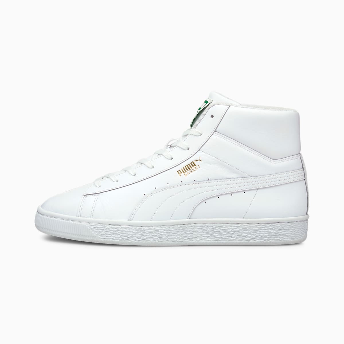 Pánské Tenisky Puma Basket Mid XXI Bílé | PU9352-K63