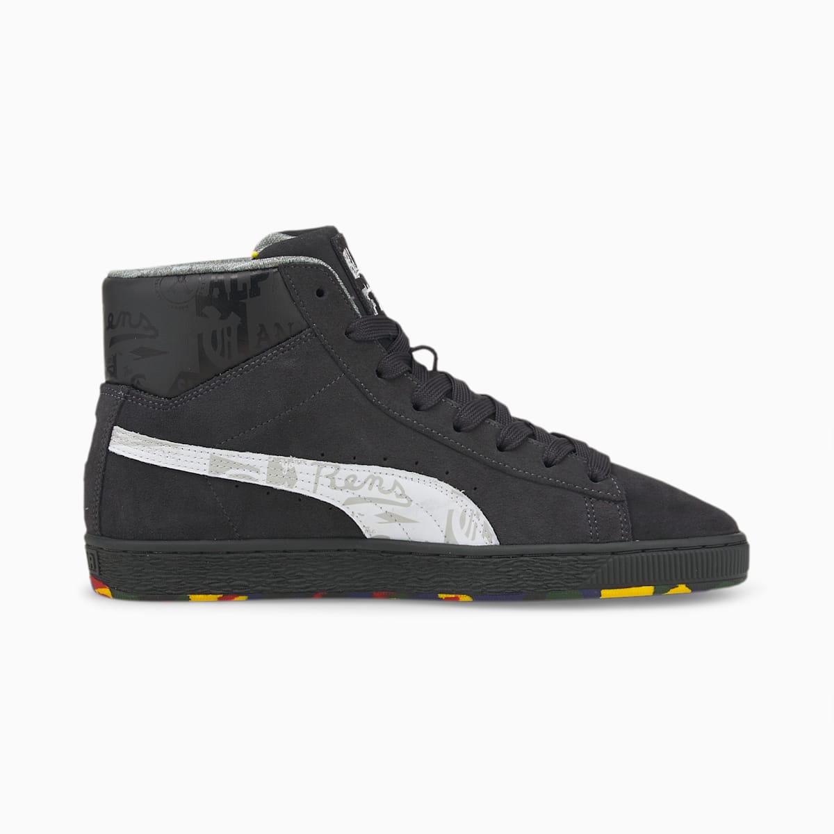 Pánské Tenisky Puma Black Fives Suede Černé/Bílé | PU1273-H78