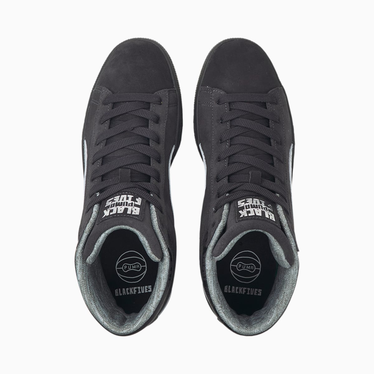 Pánské Tenisky Puma Black Fives Suede Černé/Bílé | PU1273-H78