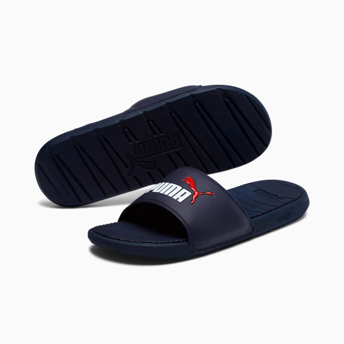 Pánské Tenisky Puma Cool Cat Slides Tmavě Blankyt/Červené | PU2359-F24