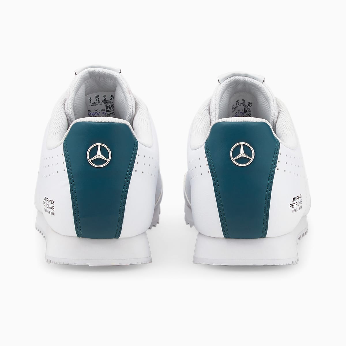 Pánské Tenisky Puma Mercedes F1 Roma Via Bílé/Blankyt Koralove | PU8461-Q81