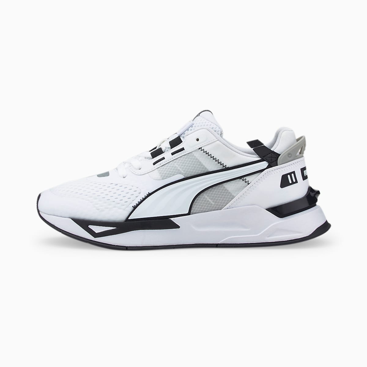 Pánské Tenisky Puma Mirage Sport Tech B+W Bílé/Stříbrné | PU9682-J31