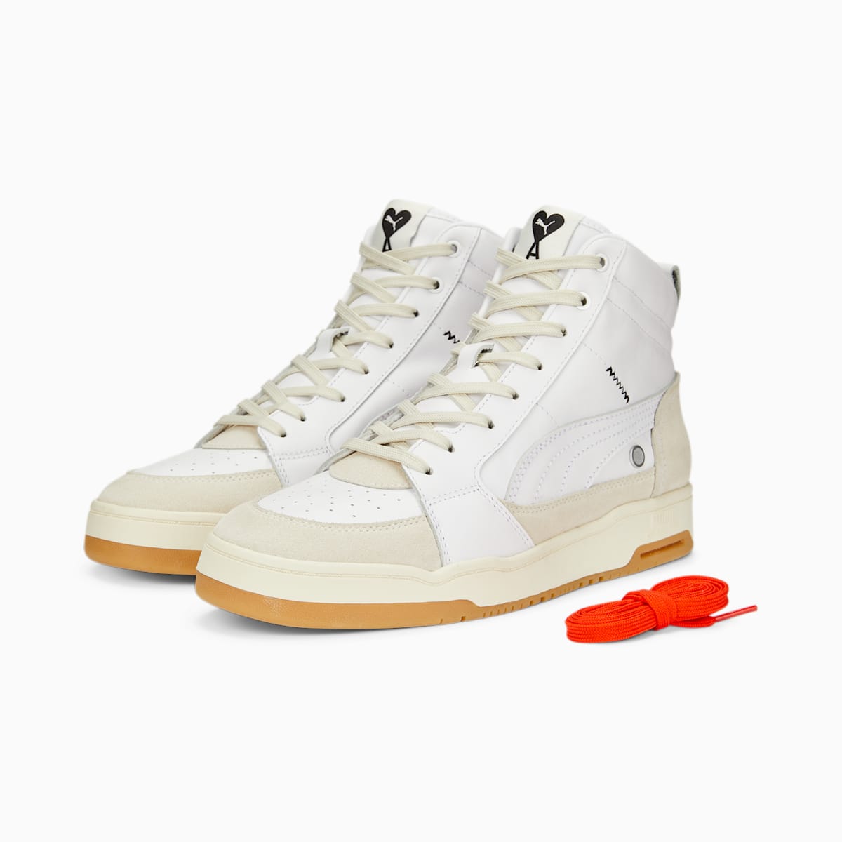 Pánské Tenisky Puma PUMA x AMI Slipstream Mid Bílé | PU2506-E91