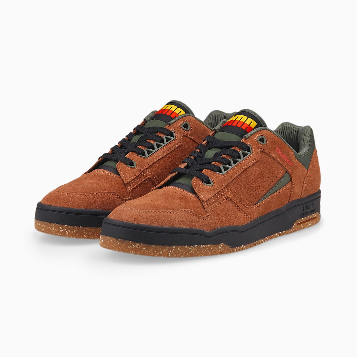 Pánské Tenisky Puma PUMA x BUTTER GOODS Suede Slipstream Lo Černé | PU3265-V45