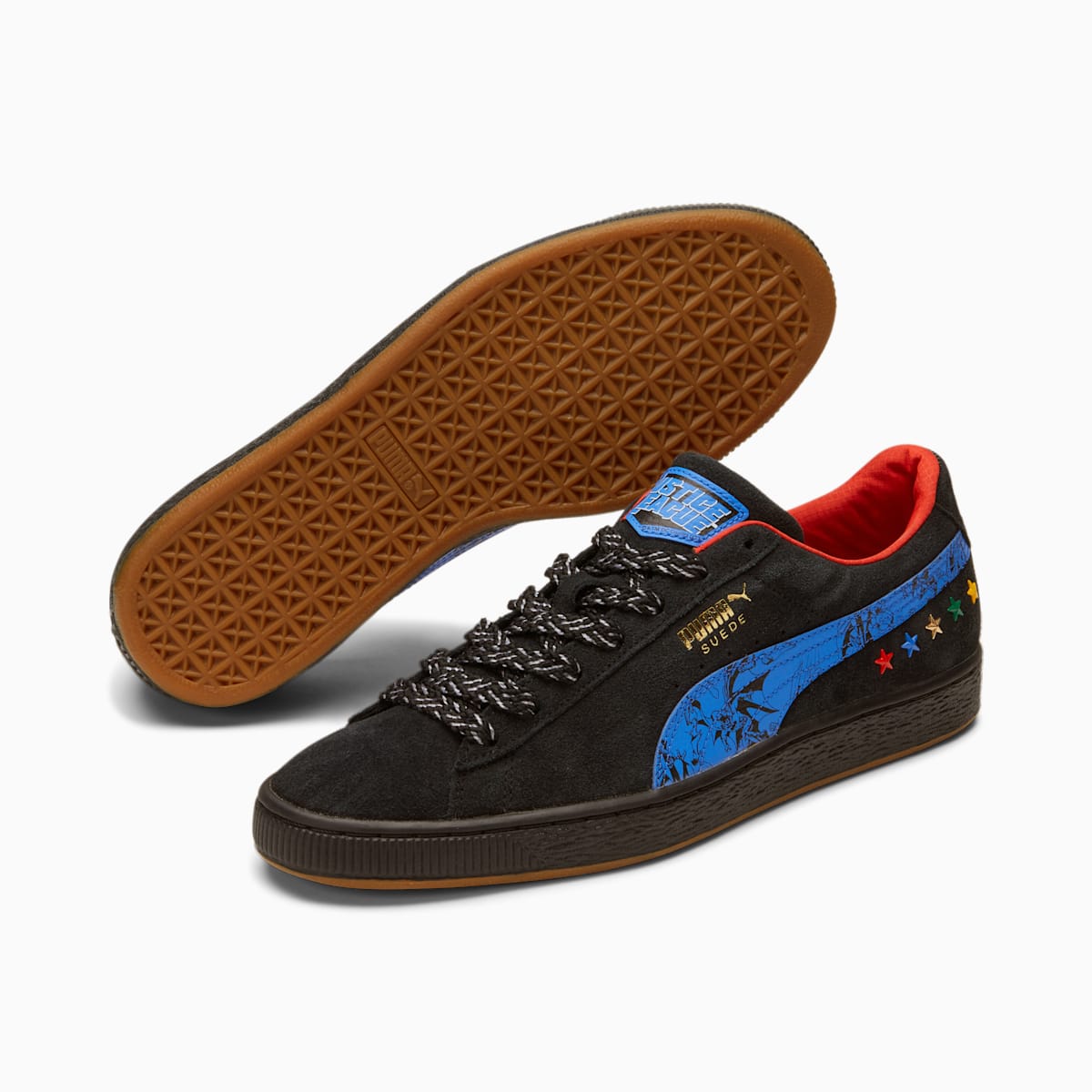 Pánské Tenisky Puma PUMA x DC Justice League Suede Černé/Blankyt | PU0281-B63