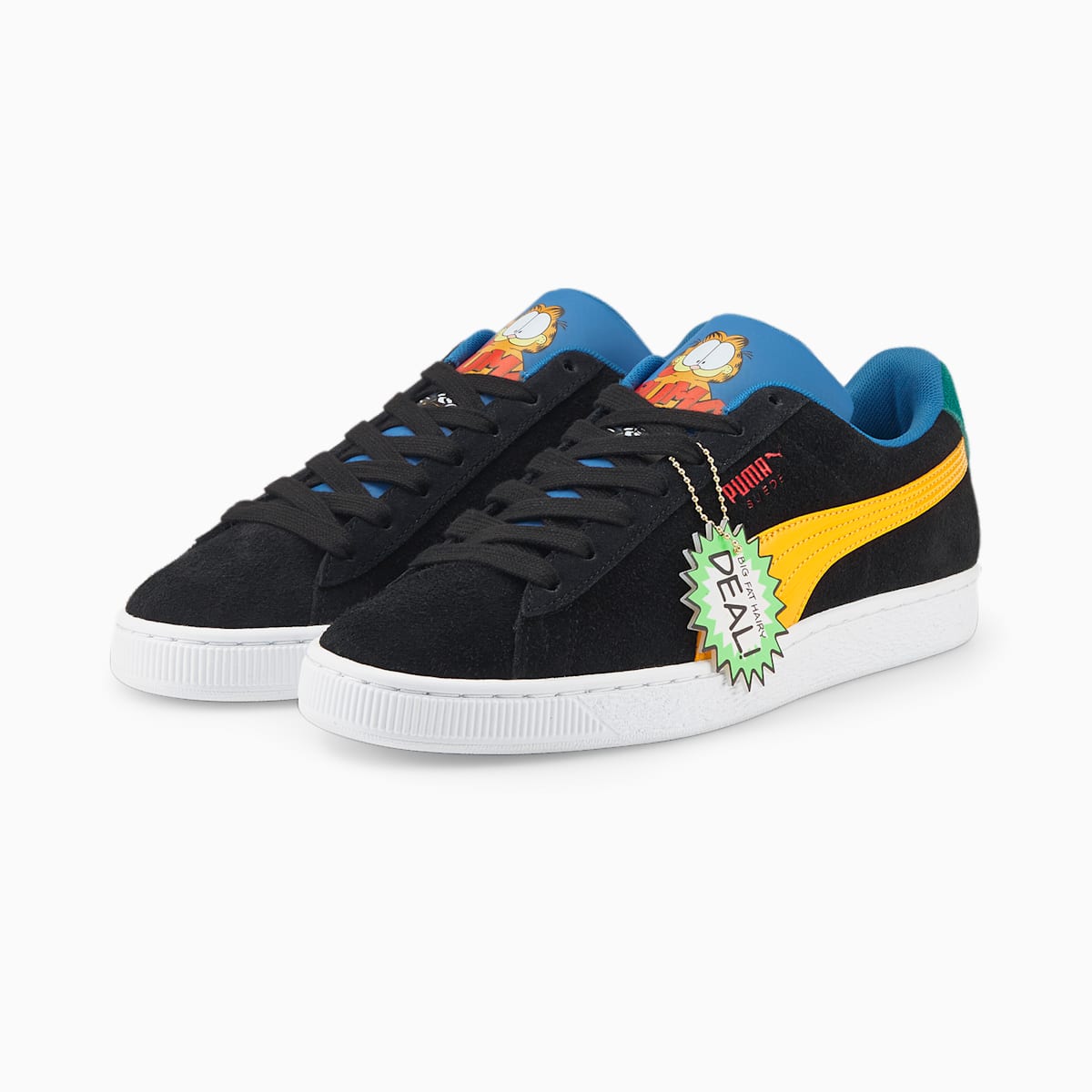 Pánské Tenisky Puma PUMA x GARFIELD Suede Černé/Blankyt | PU7946-T45