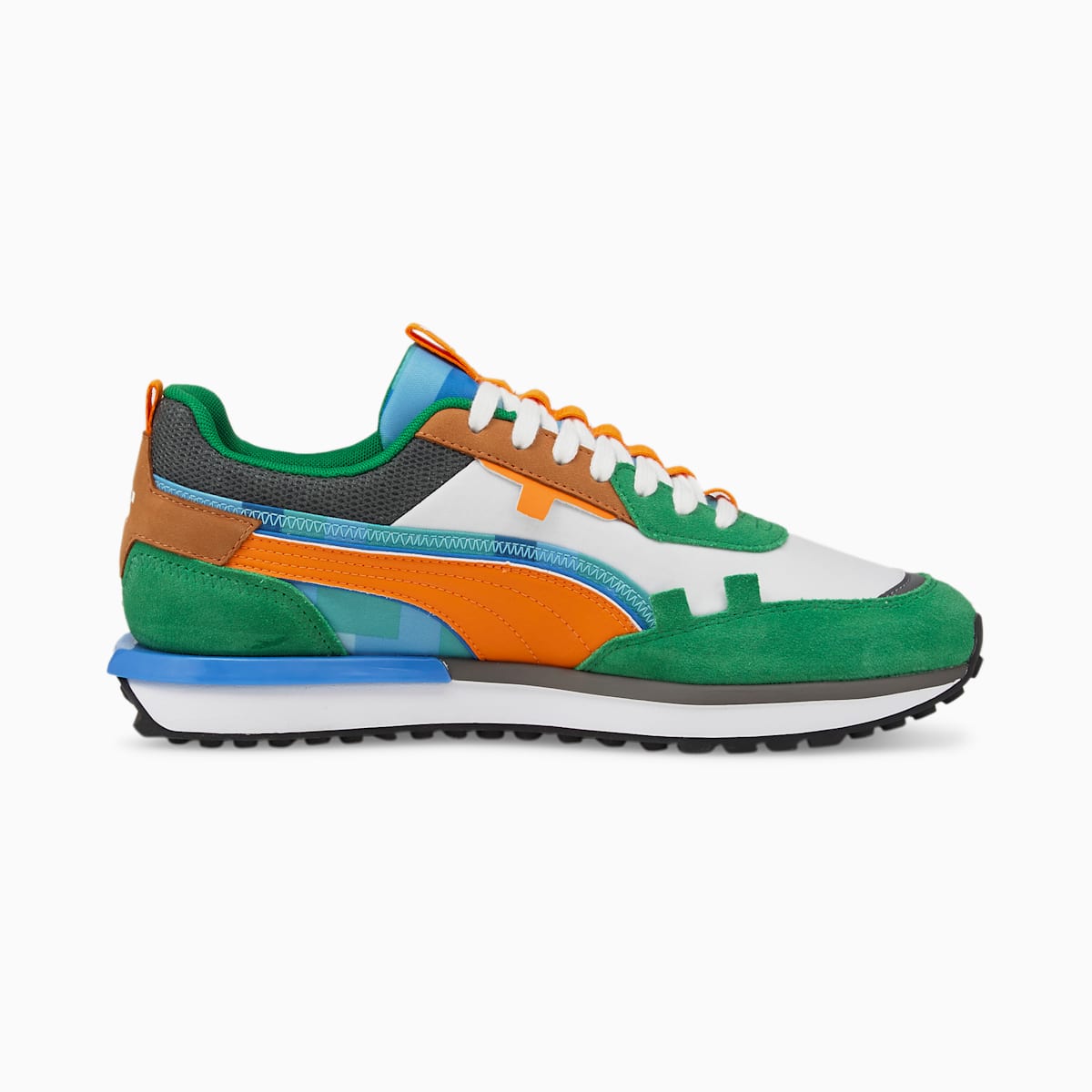 Pánské Tenisky Puma PUMA x MINECRAFT City Rider Zelene/Oranžové | PU0361-Z38