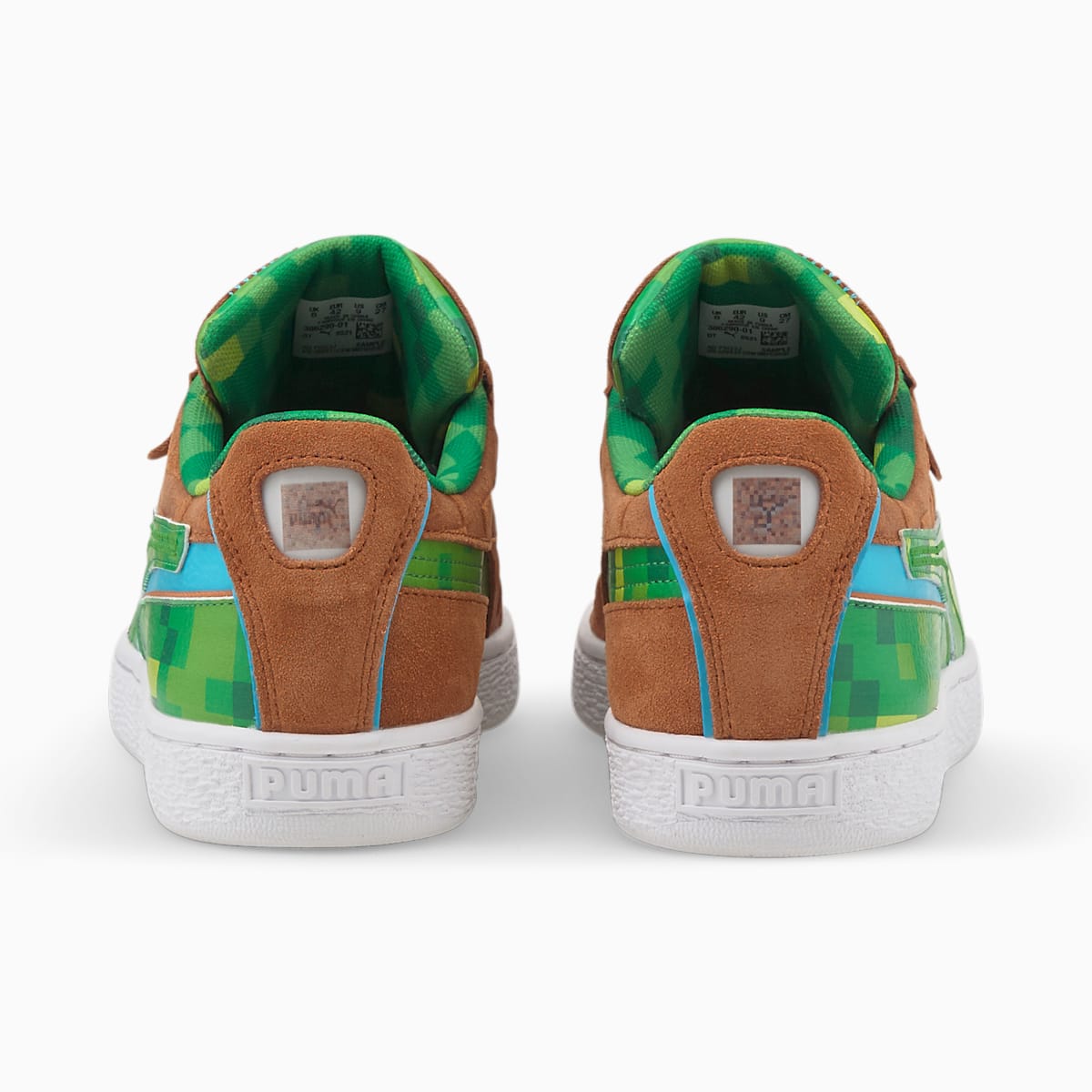 Pánské Tenisky Puma PUMA x MINECRAFT Suede Hnědé/Zelene | PU7049-N63