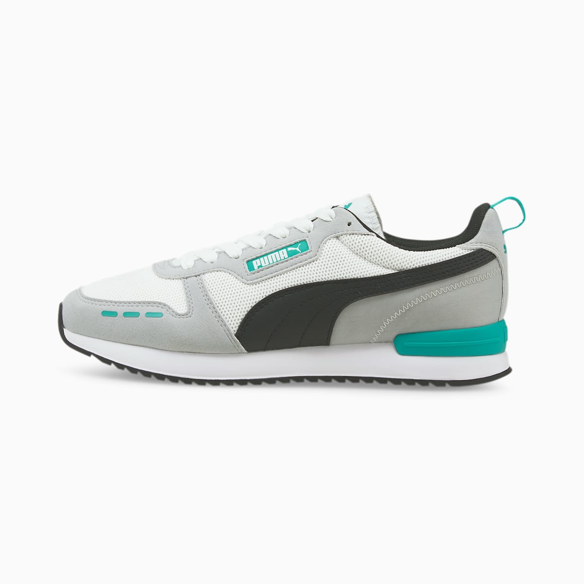 Pánské Tenisky Puma R78 Bílé/Černé/Zelene | PU1025-W56