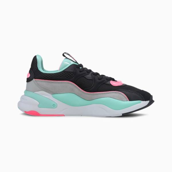 Pánské Tenisky Puma RS-2K Messaging Černé/Tyrkysové | PU2941-K19