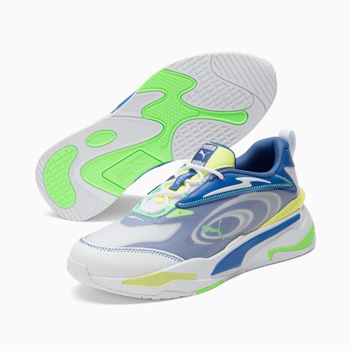 Pánské Tenisky Puma RS-FAST Paradise Bílé/Blankyt/Zelene/Žluté | PU8163-X54