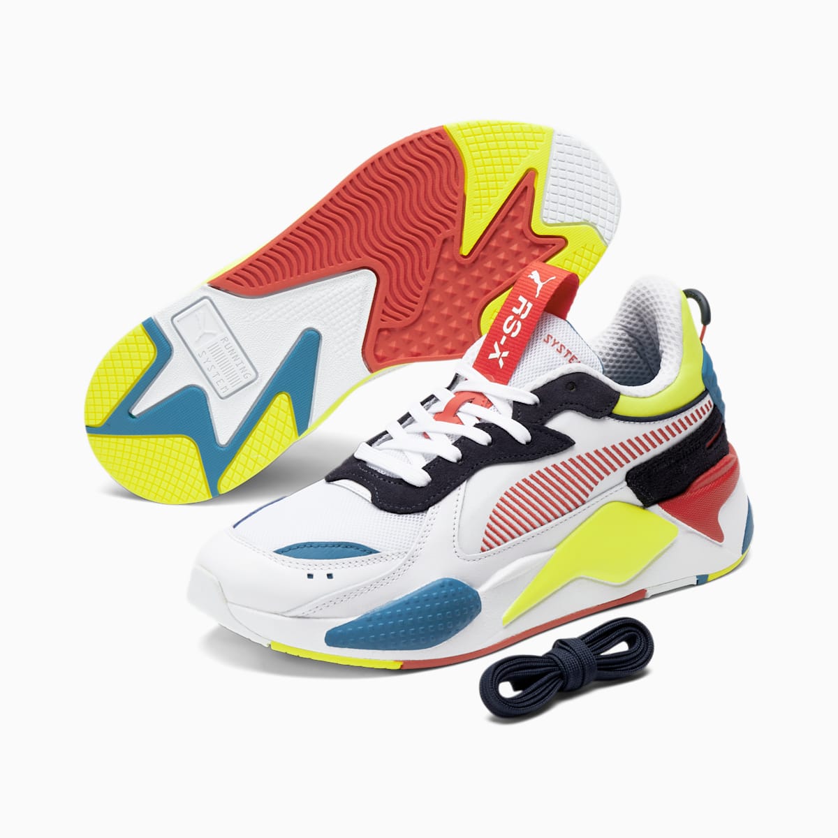 Pánské Tenisky Puma RS-X GOODS Bílé/Žluté/Blankyt | PU7350-Y21