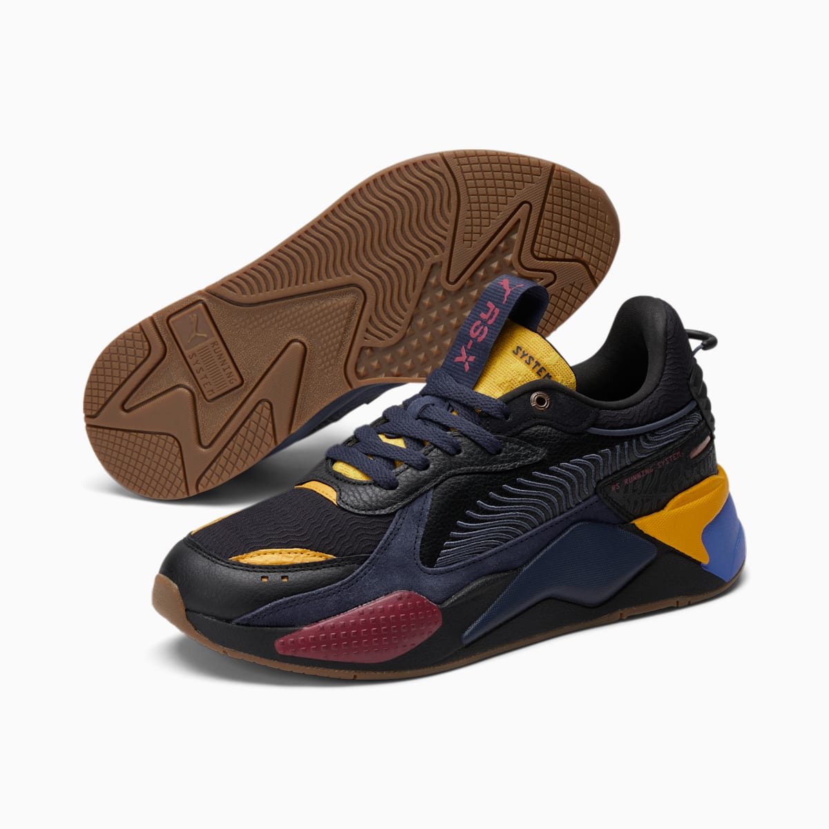 Pánské Tenisky Puma RS-X Global Futurism Černé/Tmavě Blankyt | PU1096-Z85